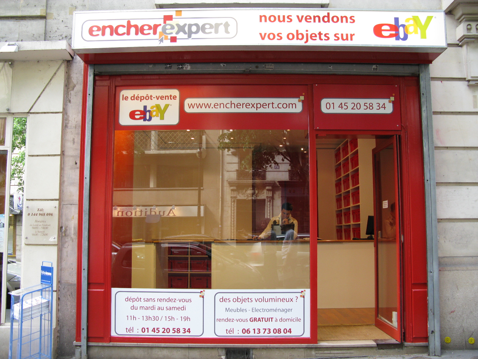 Nouveau dépôt vente eBay Paris 16